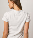 short sleeve grey top
