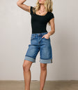 cuffed shorts