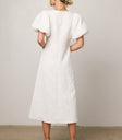 short sleeve midi dress