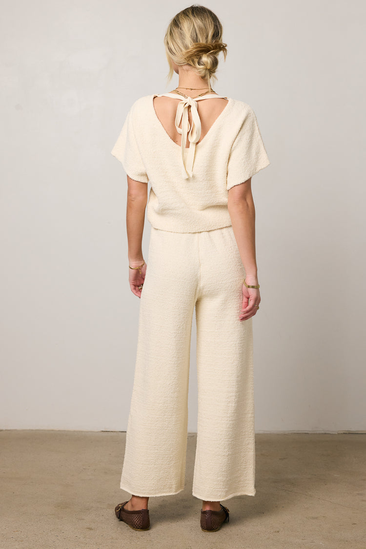 knit white set