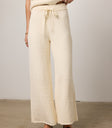 high rise knit pants