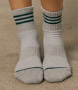 GREEN STRIPED SOCKS