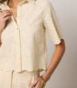 cream button up