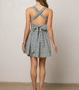 dress with criss cross back