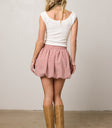 red gingham skirt
