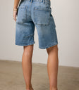 BACK POCKES ON DENIM SHORTS