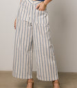 striped pants with pockets