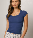 navy blue top