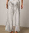blue striped pants