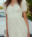 lace polka dot dress