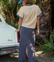 baggy contrast tee