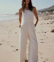sleeveless jumpsuit