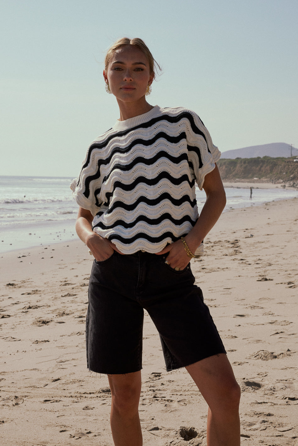 Marlene Wavy Sweater