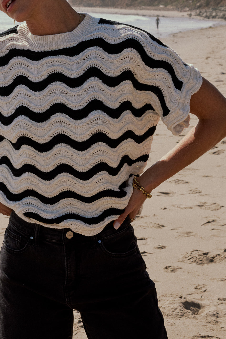 Marlene Wavy Sweater