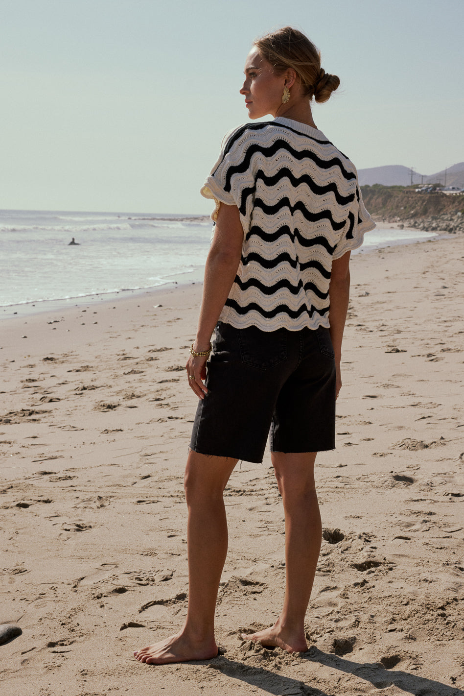 Marlene Wavy Sweater