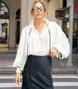 black skirt