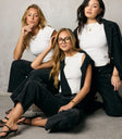 Lisette Barrel Jeans in Black