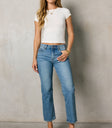straight leg denim