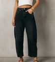 Lisette Barrel Jeans in Black