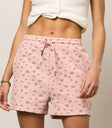Elora Floral Shorts in Pink