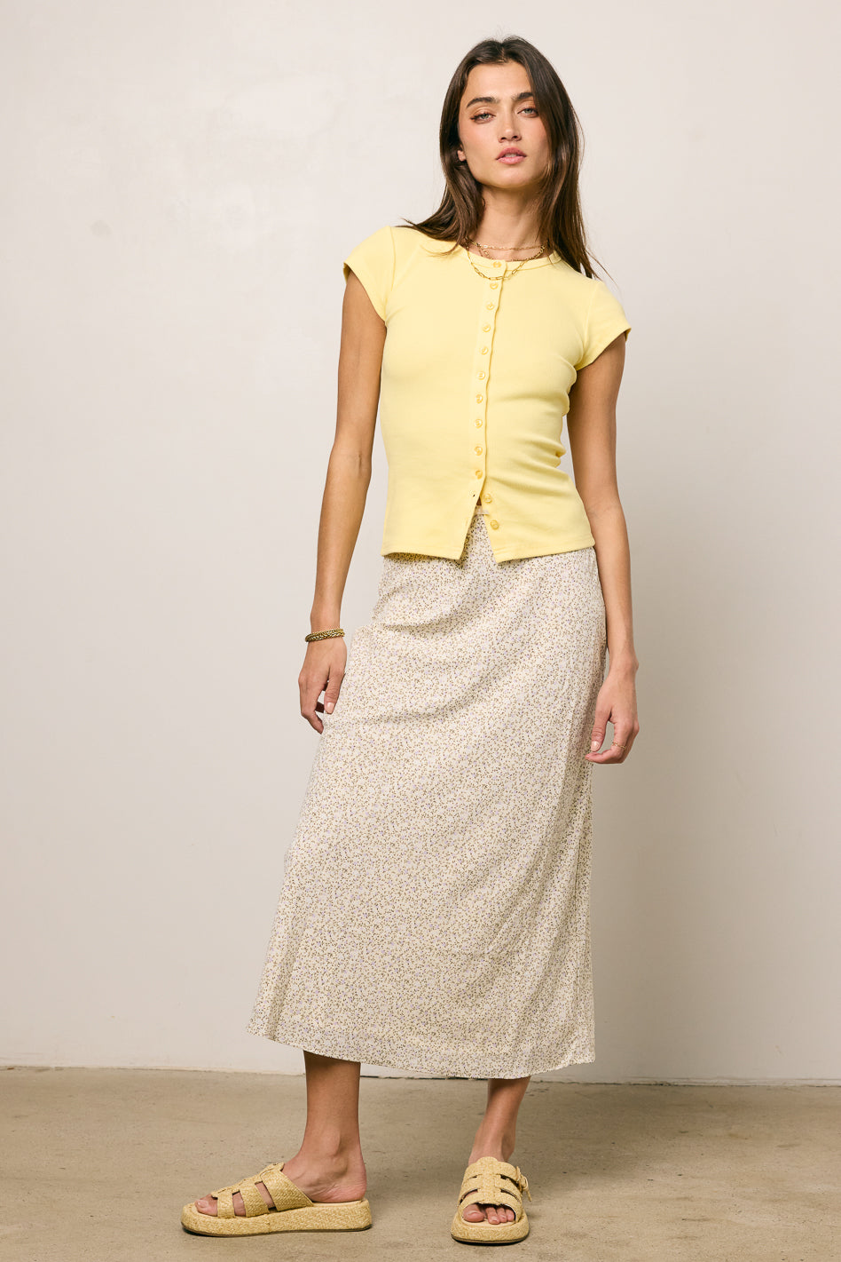 floral print skirt