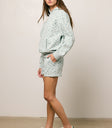 PRINTED FLORAL BLUE SET