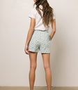 Elora Floral Shorts in Blue