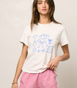 Bella Mia Graphic Tee in Blue