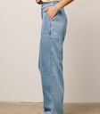 Reece Wide Leg Pants in Blue