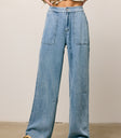 Reece Wide Leg Pants in Blue