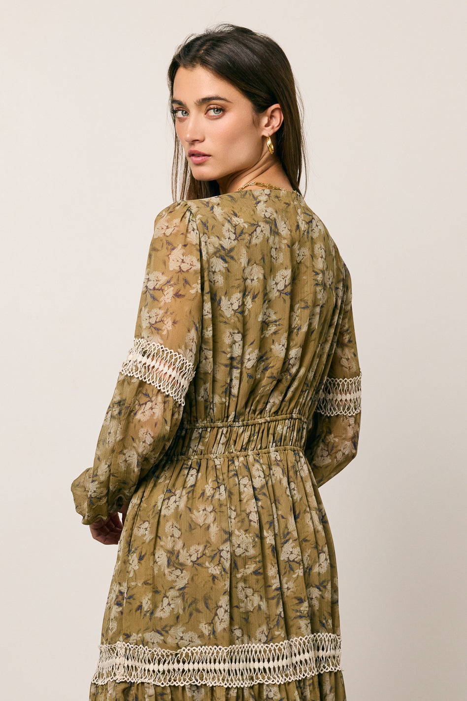 Suzan Floral Midi Dress
