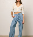 Reece Wide Leg Pants in Blue