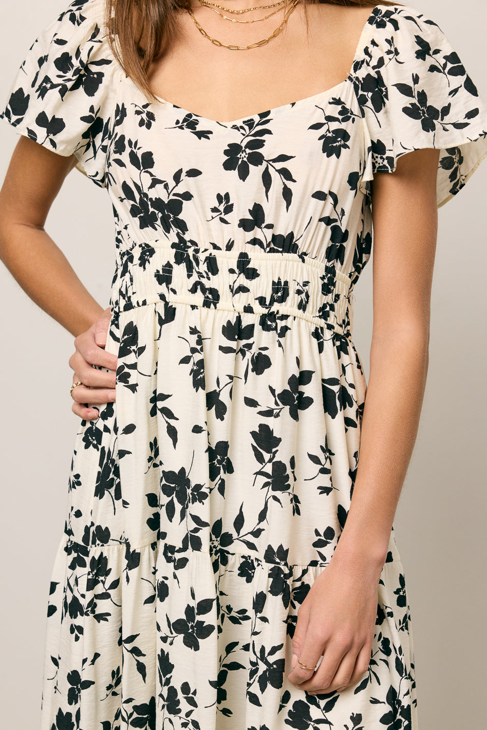 Calli Floral Midi Dress