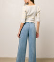 Reece Wide Leg Pants in Blue