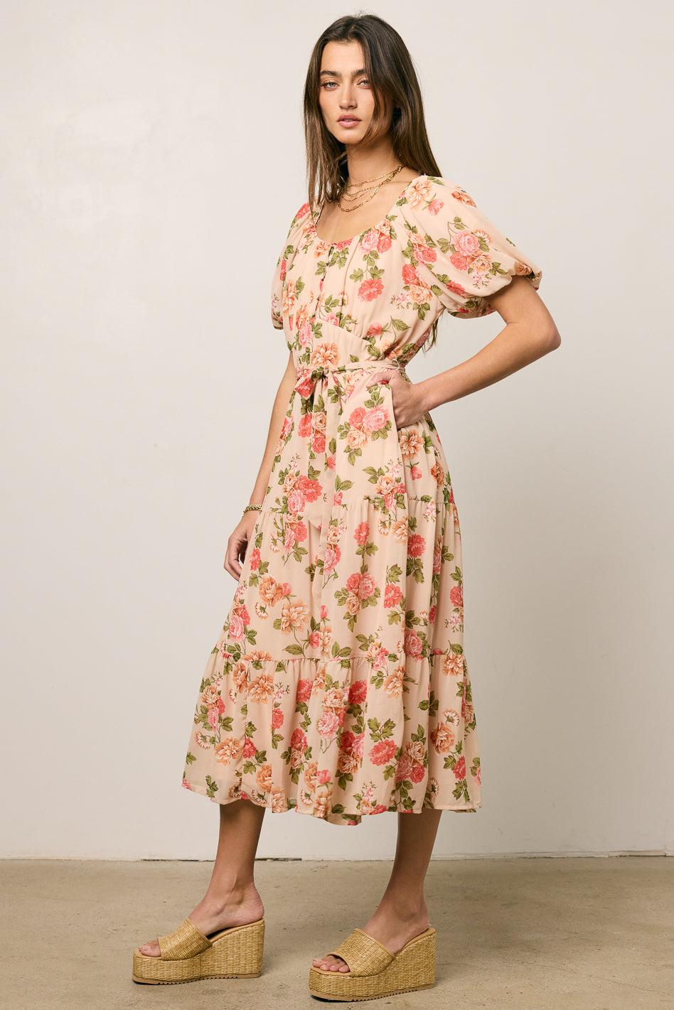 Patricia Floral Midi Dress