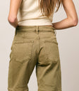 Layla Denim Shorts in Olive