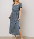 DENIM MAXI DRESS