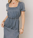 SHORT SLEEVE MAXI DRESS