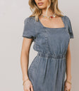DENIM MAXI DRESS