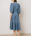 DENIM MIDI DRESS