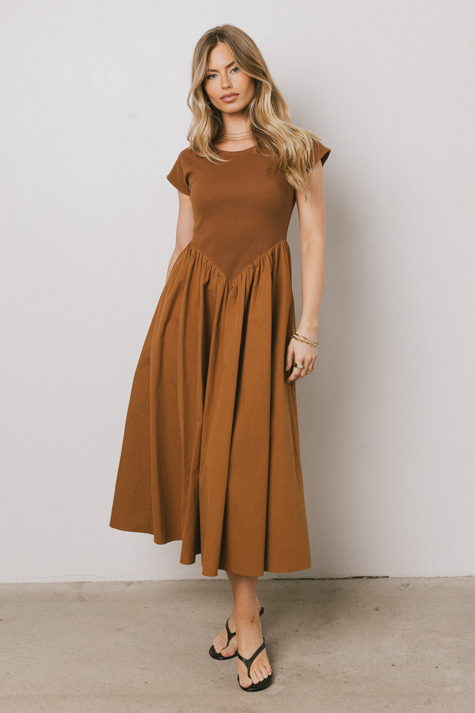 TAN MAXI DRESS