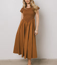 TAN MAXI DRESS