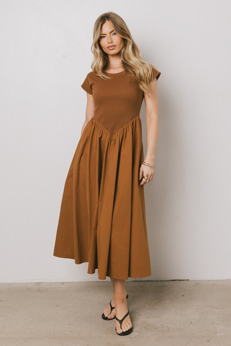 TAN MAXI DRESS