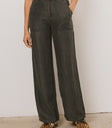 black high rise pants