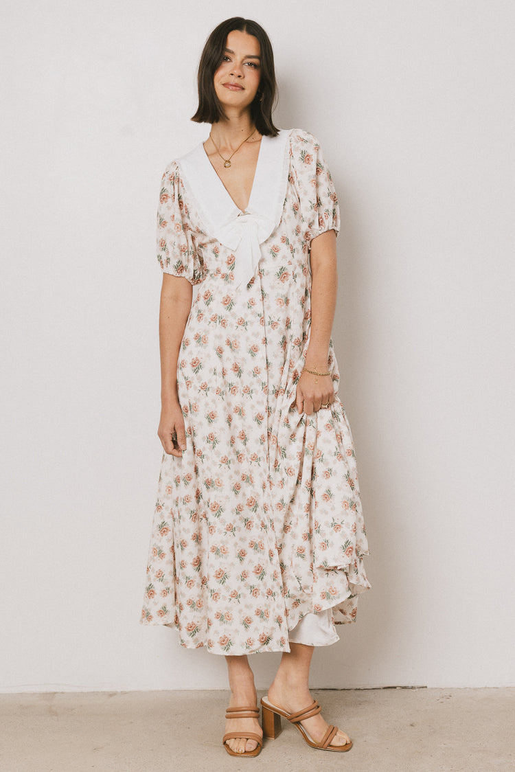 floral maxi dress