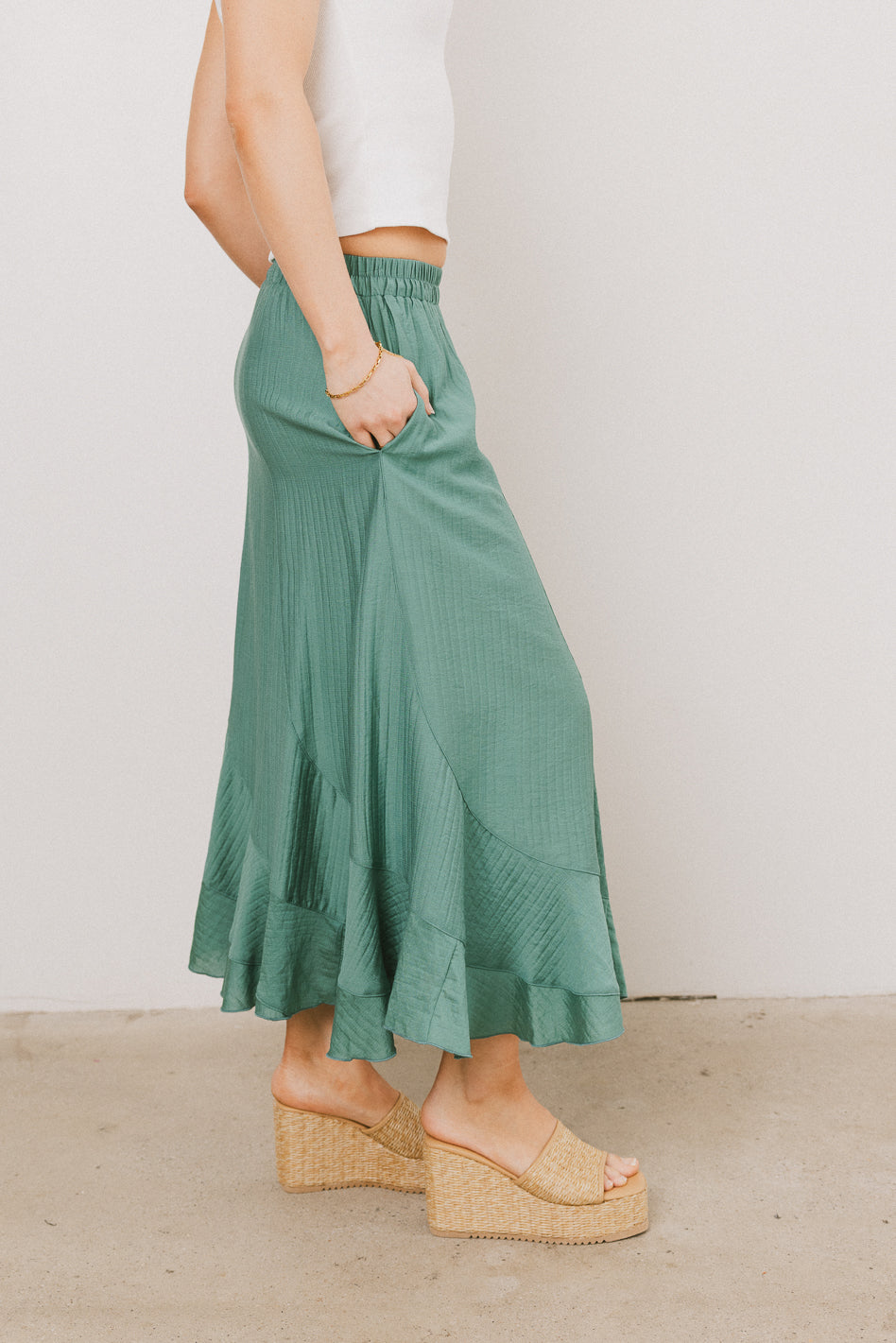 paneled skirt