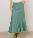 teal skirt