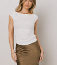basic top in cream