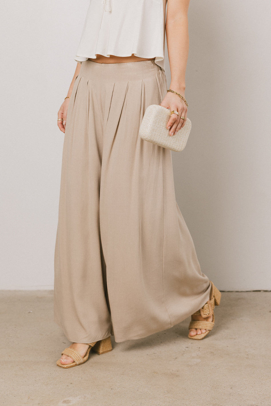 Kiaan Baggy Pants in Tan
