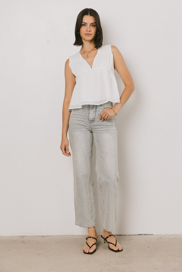 BLOUSE IN WHTIE